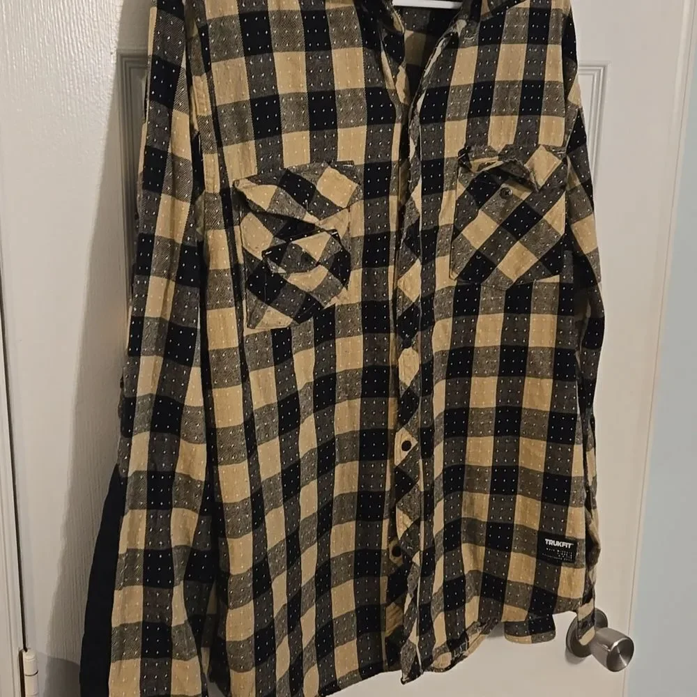 Trukfit mens flannel shirt size xl - Picture 4 of 7